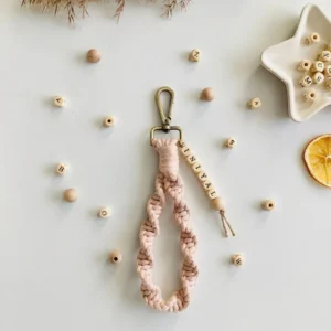 Twisted Macrame Keychain