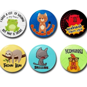 Funny quotes badges - Set