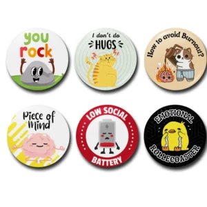 Funny quotes badges - Set