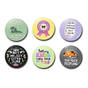 Funny motivational quotes badges