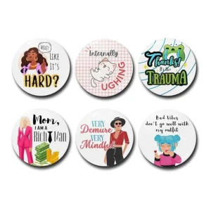 Girl boss quotes badges - Set 2