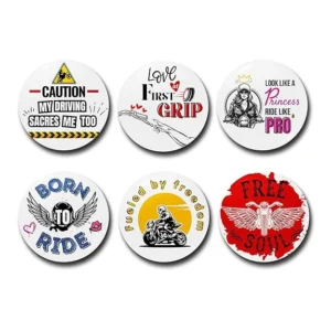 Girl Rider Quotes Badges