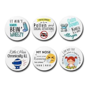Allergy Quotes Badges