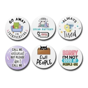 Funny quotes badges - Set
