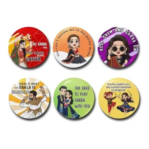 Garba Dandiya Badges Set 1