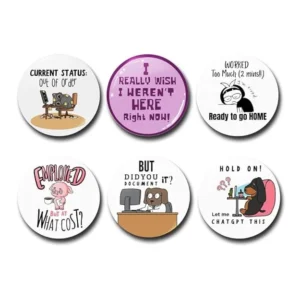 Funny quotes badges - Set
