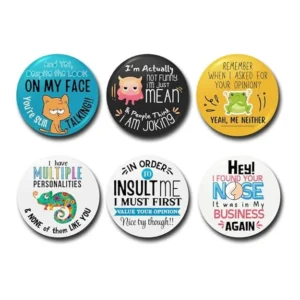 Funny quotes badges - Set
