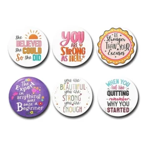 Healing and motivational quotes badges - Set 14