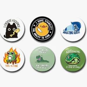 Funny quotes badges