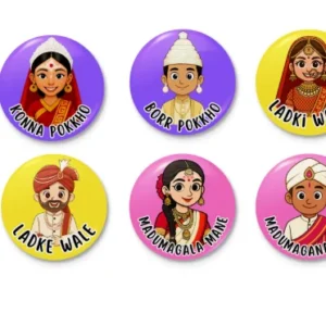 Brides and Groom badges - Set 2