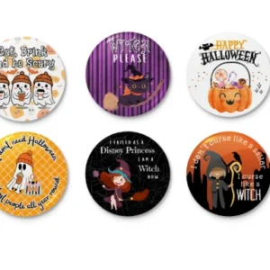 Halloween Quotes Badges - Set 2