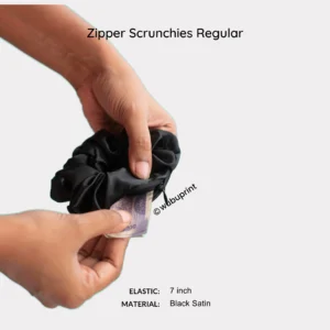 Zipper Scrunchies
