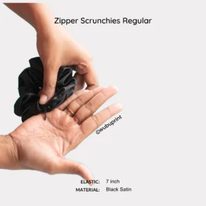 Zipper Scrunchies
