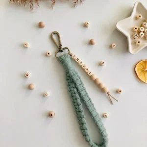 Long Macrame Keychain