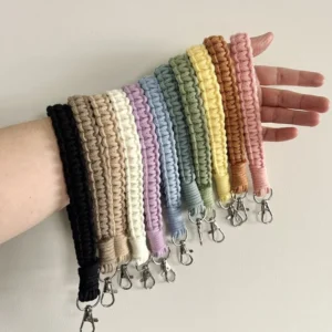 Long Macrame Keychain