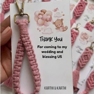 Long Macrame Keychain